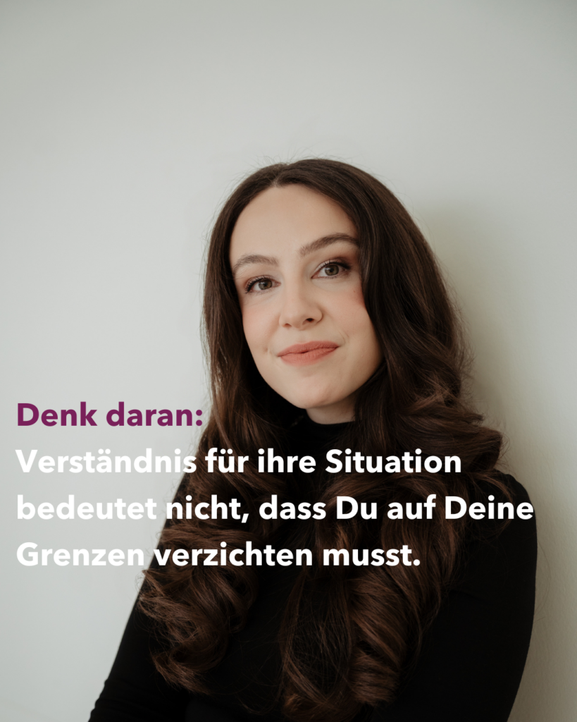 Verzichte nicht darauf klare Grenzen zu setzen!